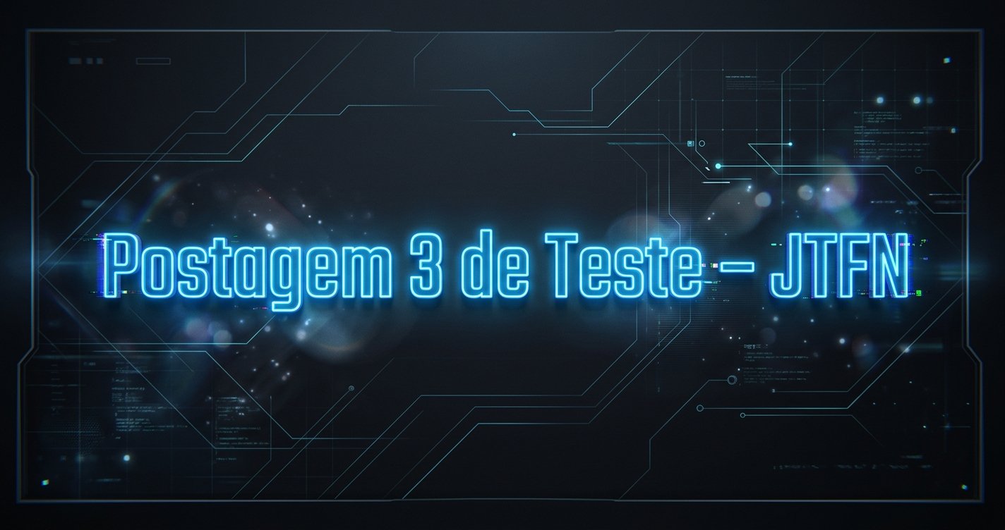 Blog Teste – Jonas